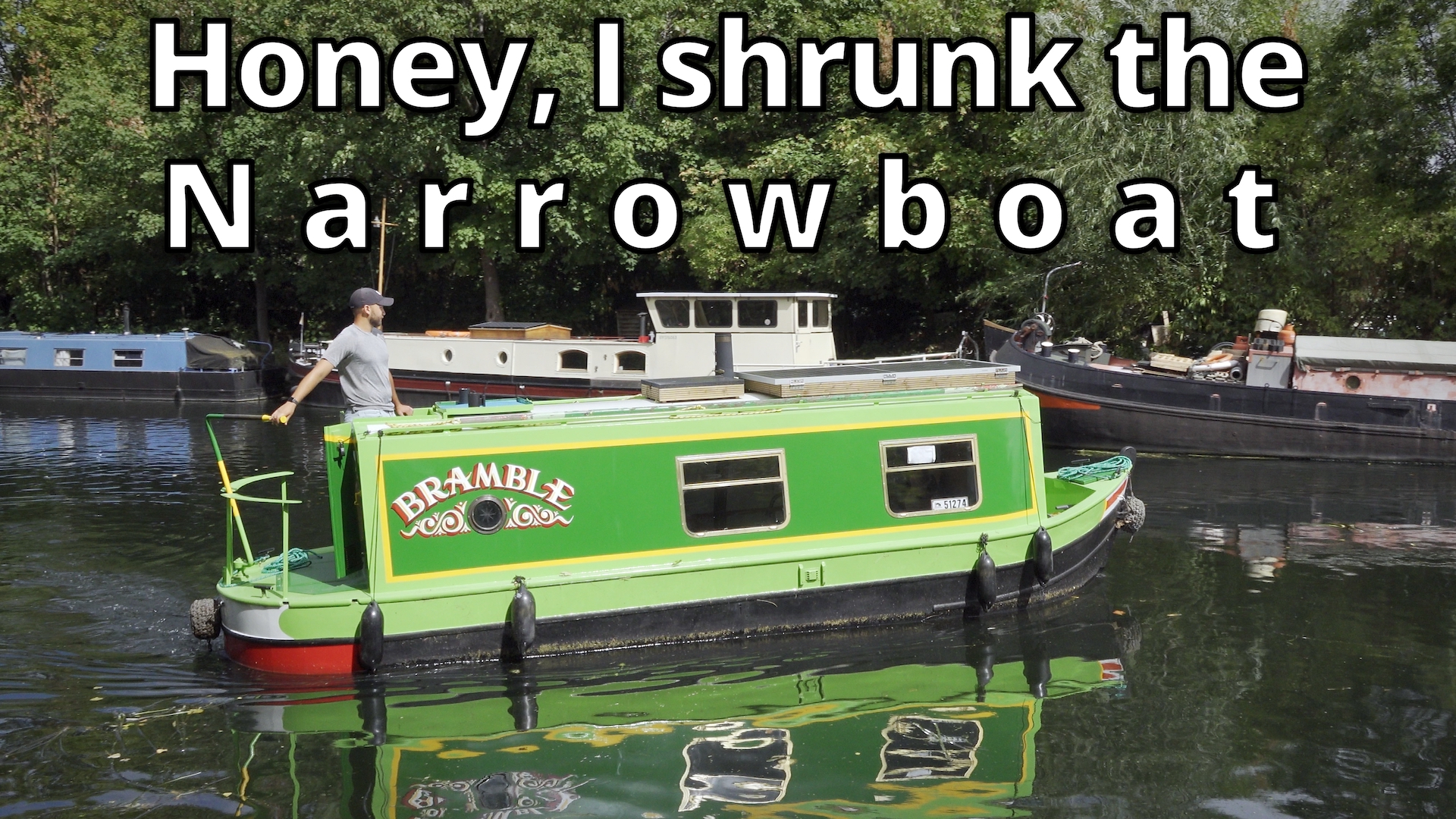 A small narrowboat